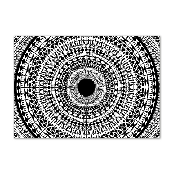 Quadro vetro acrilico Ornamenti circolari