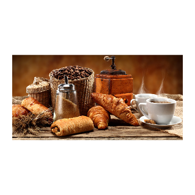 Quadro su vetro acrilico Colazione