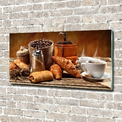 Quadro su vetro acrilico Colazione