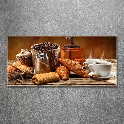 Quadro su vetro acrilico Colazione