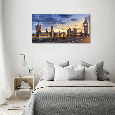 Quadro in vetro acrilico Big Ben di Londra