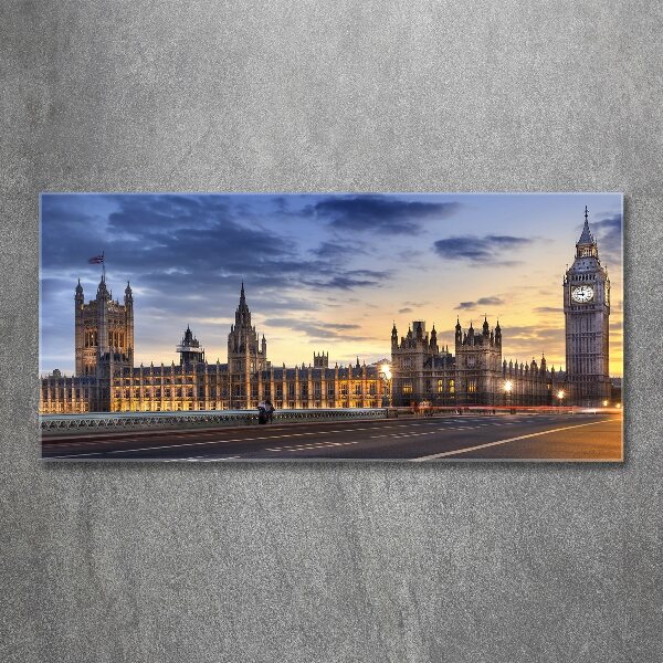 Quadro in vetro acrilico Big Ben di Londra