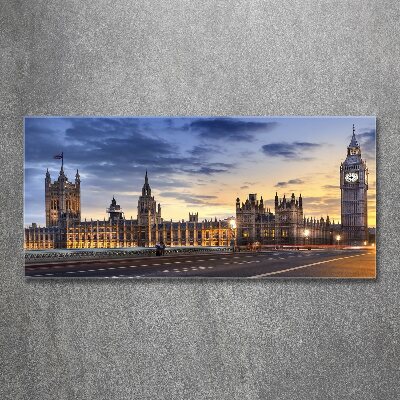 Quadro in vetro acrilico Big Ben di Londra