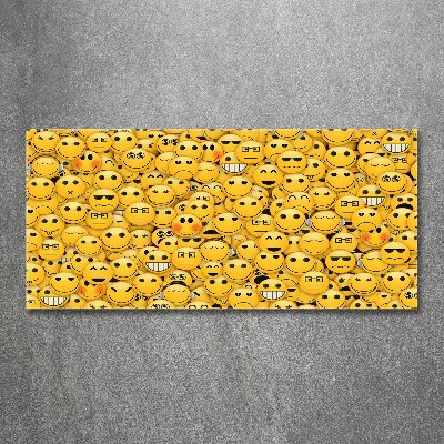 Quadro in vetro acrilico Emoticon