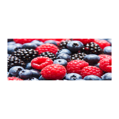 Quadro vetro acrilico Frutti di bosco