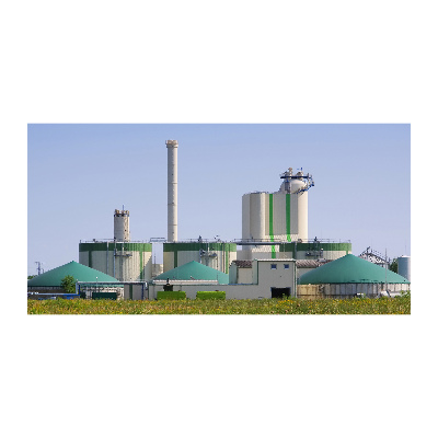 Quadro su vetro acrilico Impianto a biogas