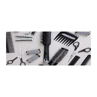 Quadro su vetro acrilico Strumenti da parrucchiere