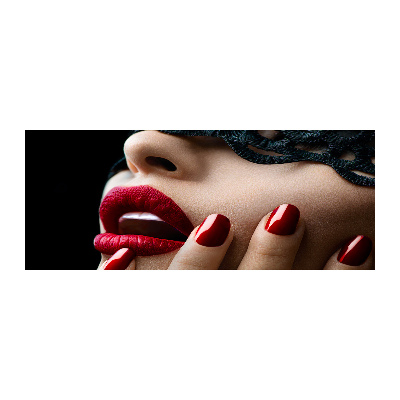 Quadro su vetro acrilico Maschera di pizzo