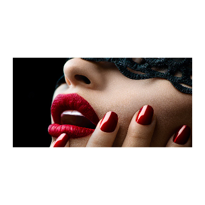 Quadro su vetro acrilico Maschera di pizzo