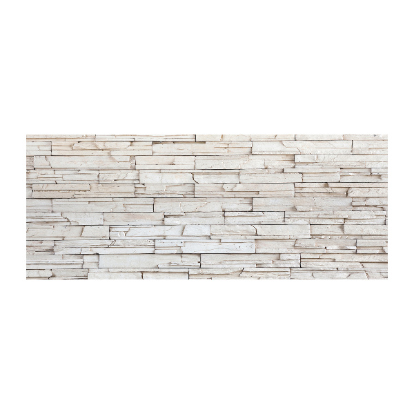 Quadro vetro acrilico Muro di pietra bianca