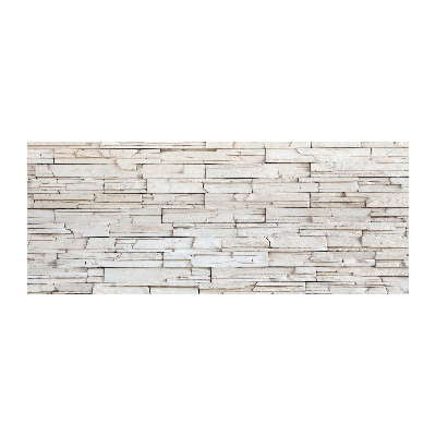 Quadro vetro acrilico Muro di pietra bianca