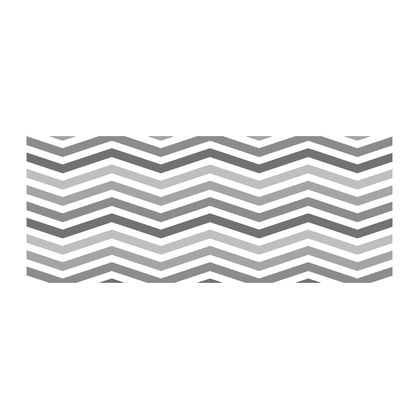 Quadro su vetro acrilico Zigzag grigi