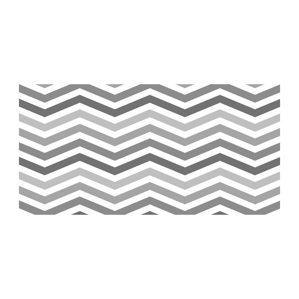 Quadro su vetro acrilico Zigzag grigi