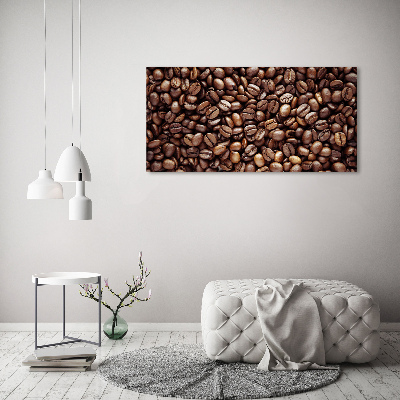 Quadro su vetro acrilico Chicchi di caffè