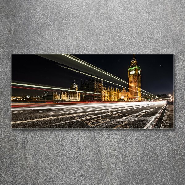 Quadro su vetro acrilico Big Ben di Londra