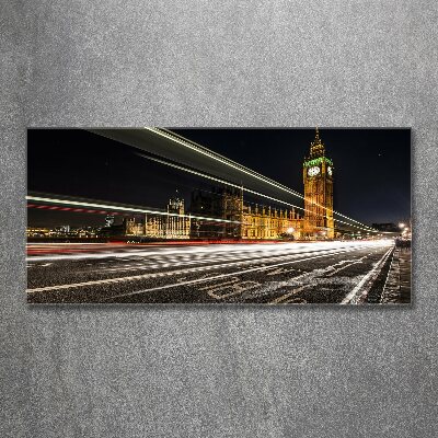 Quadro su vetro acrilico Big Ben di Londra