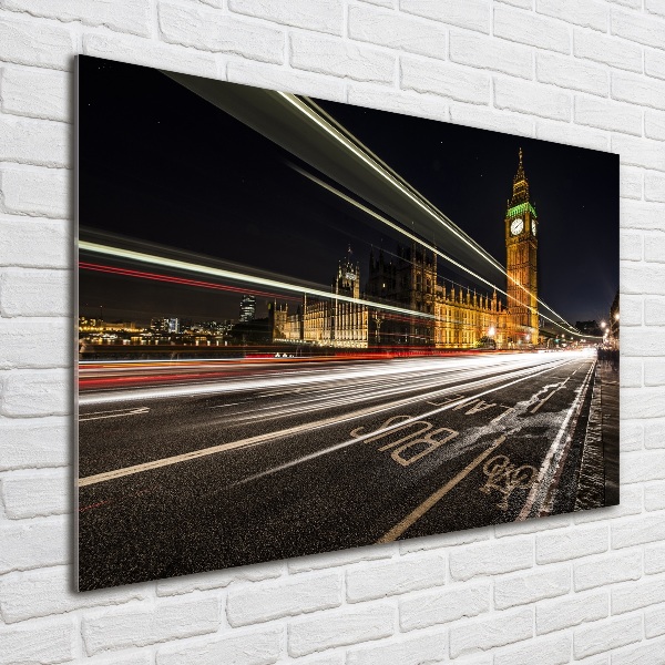 Quadro su vetro acrilico Big Ben di Londra