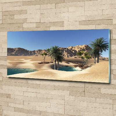 Quadro su vetro acrilico Oasi
