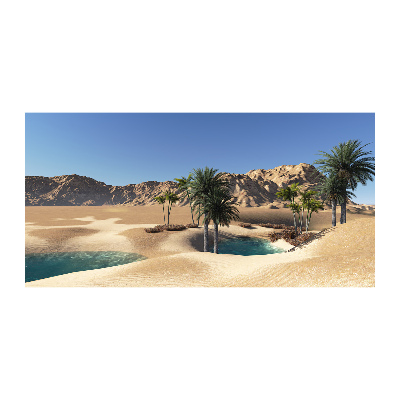 Quadro su vetro acrilico Oasi