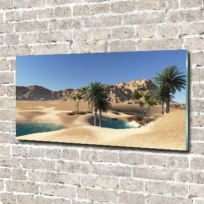 Quadro su vetro acrilico Oasi
