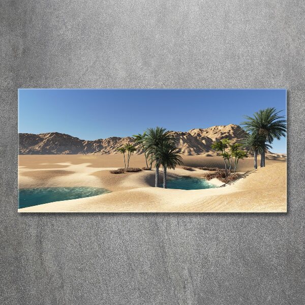 Quadro su vetro acrilico Oasi