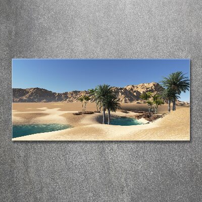 Quadro su vetro acrilico Oasi