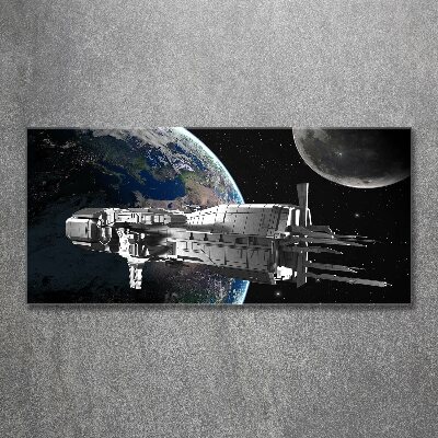 Quadro vetro acrilico Astronave