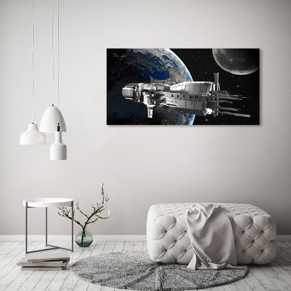 Quadro vetro acrilico Astronave