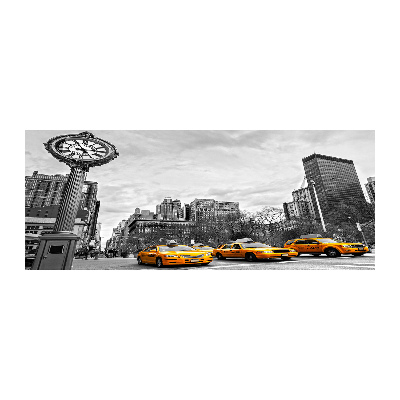 Quadro su vetro acrilico Taxi di New York