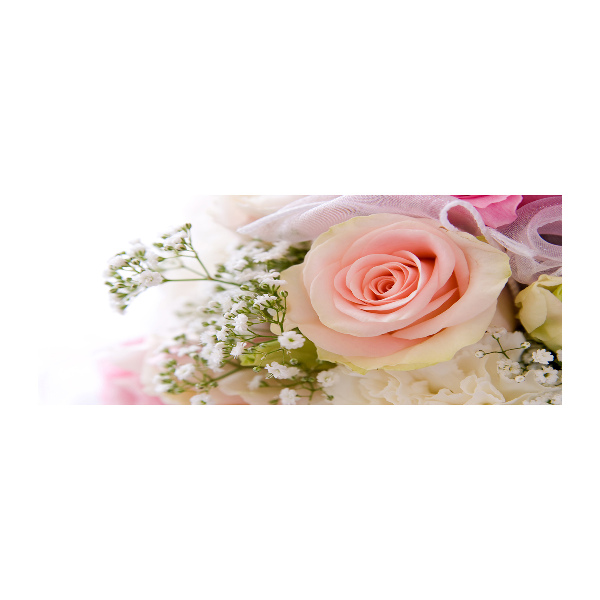 Quadro in vetro acrilico Un mazzo di fiori