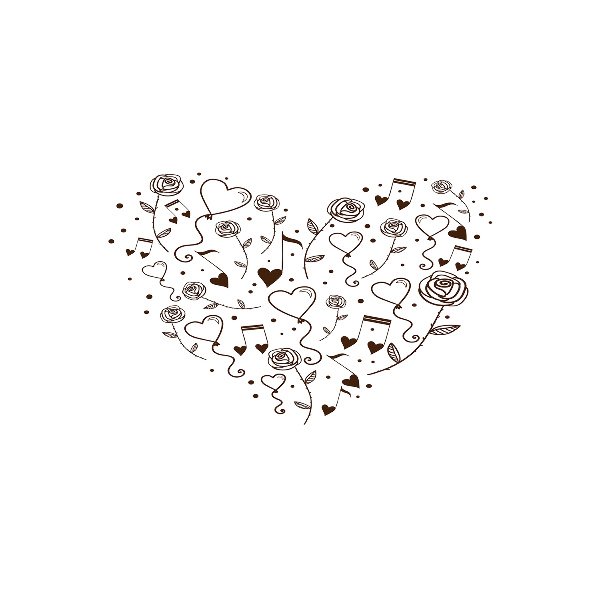 Quadro vetro acrilico Cuore