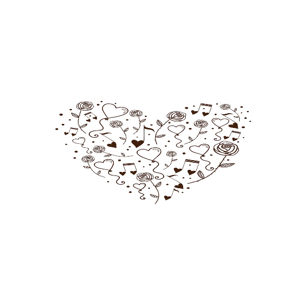 Quadro vetro acrilico Cuore