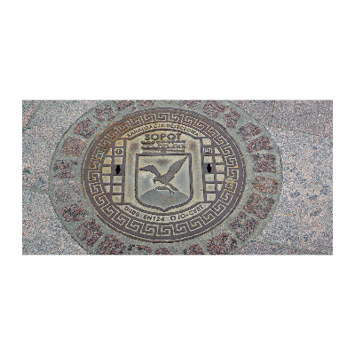 Quadro in vetro acrilico Sopot bene