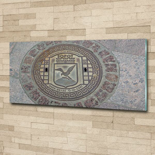 Quadro in vetro acrilico Sopot bene