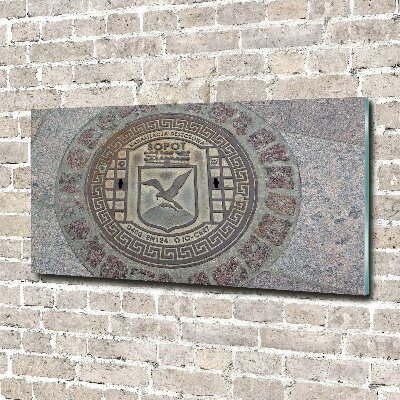 Quadro in vetro acrilico Sopot bene