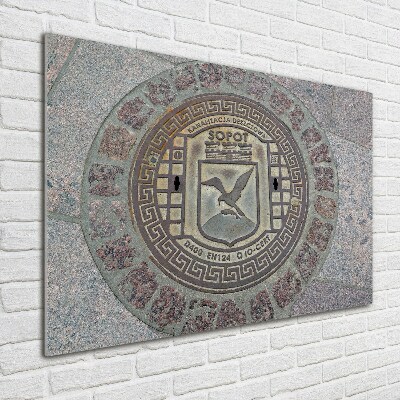 Quadro in vetro acrilico Sopot bene