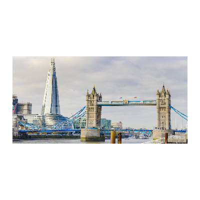 Quadro vetro acrilico Tamigi Londra