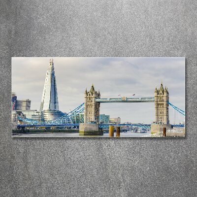 Quadro vetro acrilico Tamigi Londra