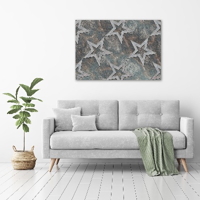 Quadro vetro acrilico Stelle di pietra