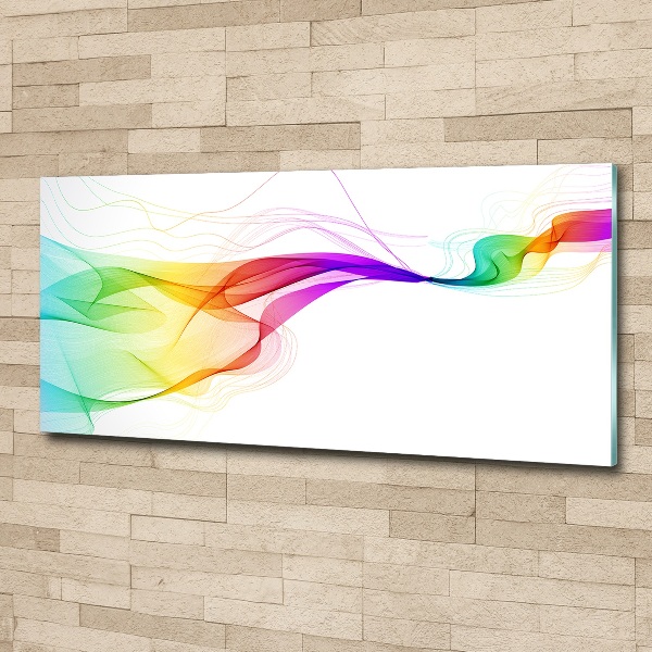 Quadro vetro acrilico Astrazione colorata