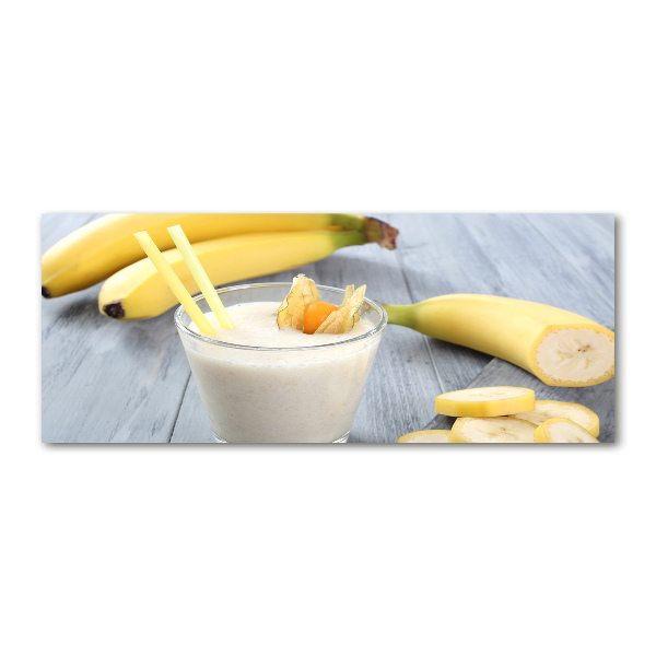 Quadro su vetro acrilico Cocktail alla banana