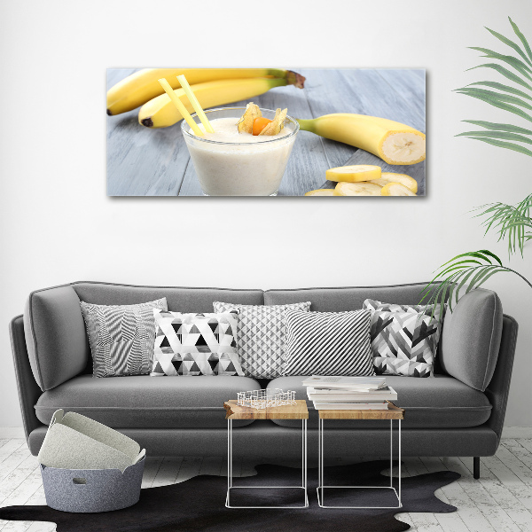 Quadro su vetro acrilico Cocktail alla banana