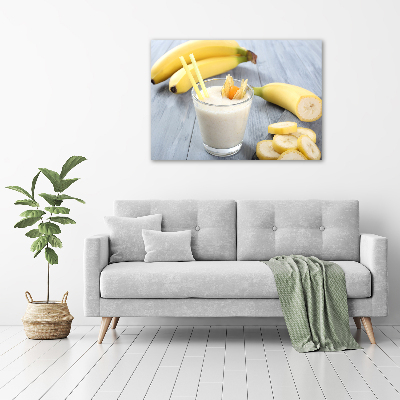 Quadro su vetro acrilico Cocktail alla banana