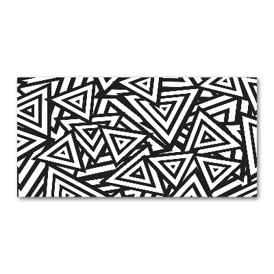 Quadro vetro acrilico Sfondo triangolare