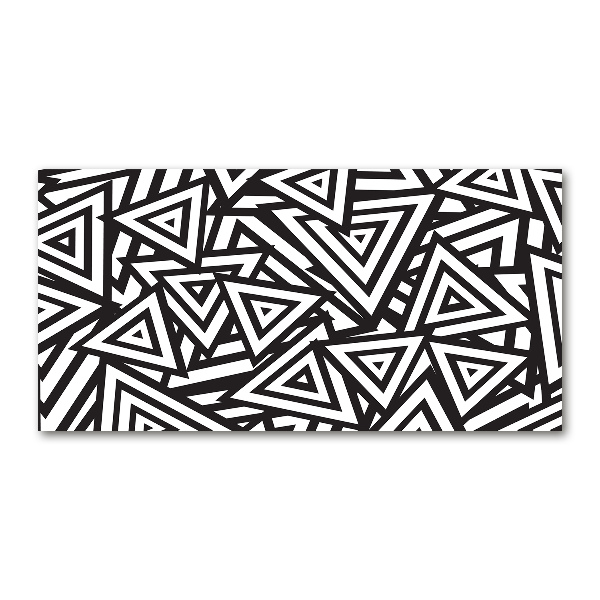 Quadro vetro acrilico Sfondo triangolare