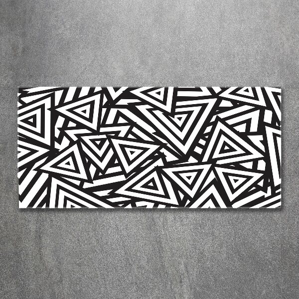 Quadro vetro acrilico Sfondo triangolare