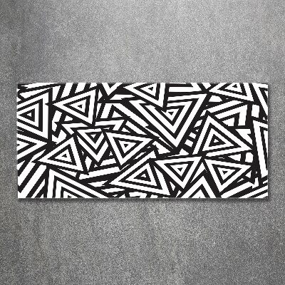 Quadro vetro acrilico Sfondo triangolare