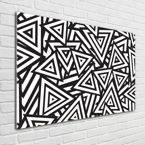 Quadro vetro acrilico Sfondo triangolare