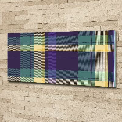 Quadro su vetro acrilico Trama a scacchiera