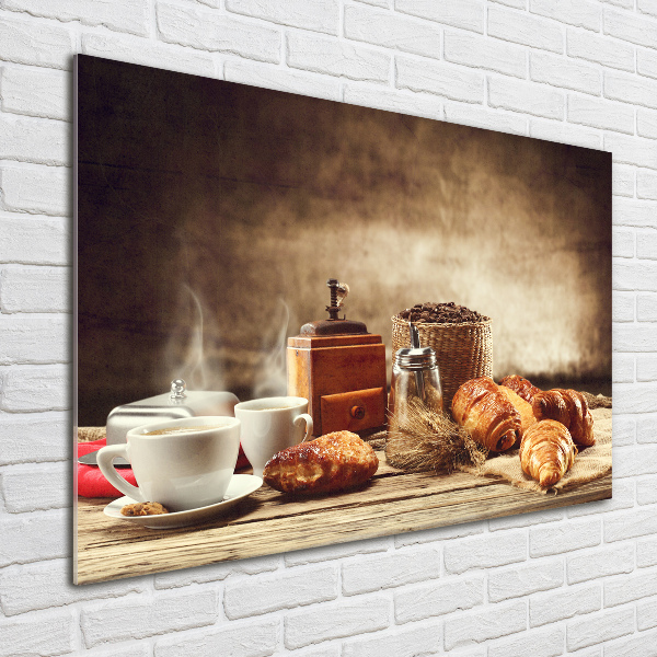Quadro su vetro acrilico Colazione